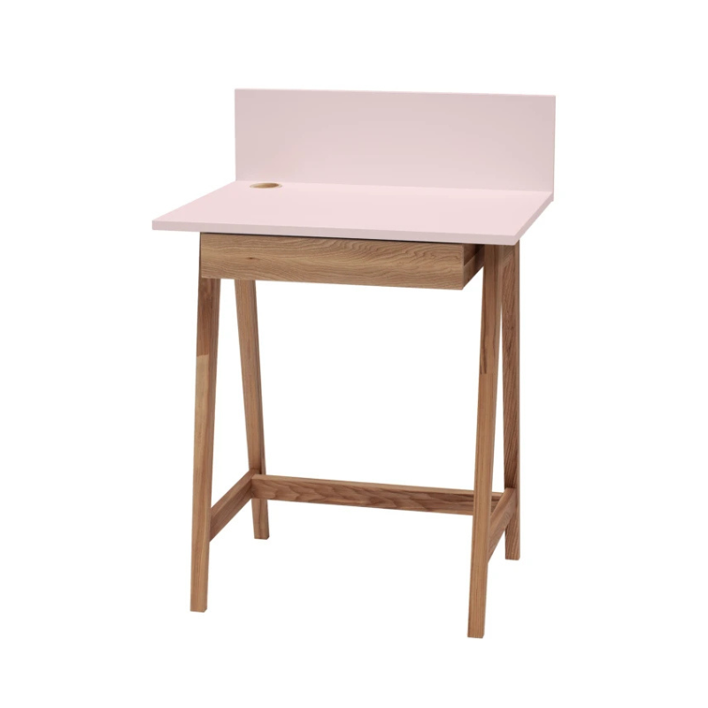 Single-use study table with storage drawer