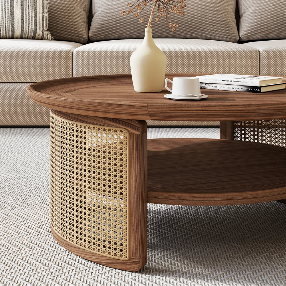 The Rattan Circlet Coffee Table