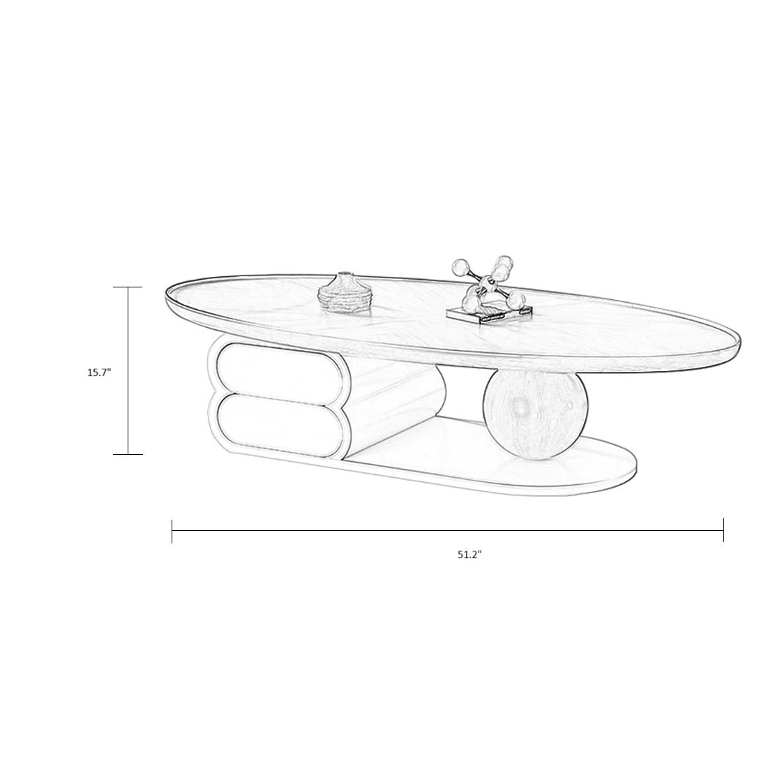 The Sculptural Sphere Coffee Table